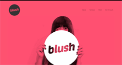 Desktop Screenshot of blushcreate.com